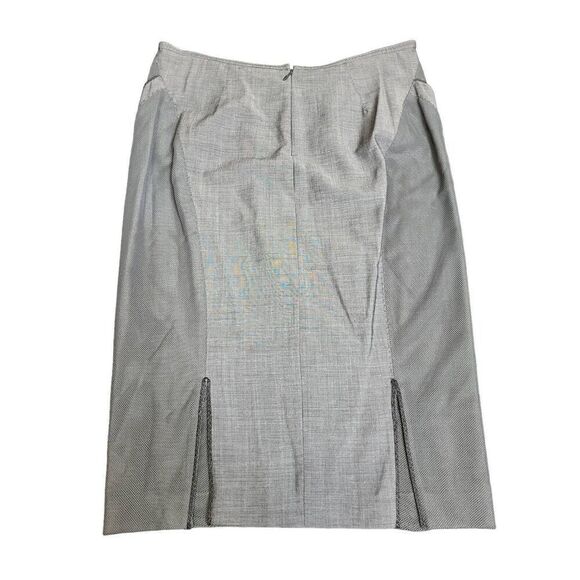 Donna Karan Mesh Panel Pencil Skirt - Picture 3 of 9